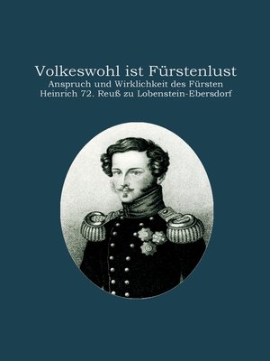 cover image of Volkeswohl ist Fürstenlust